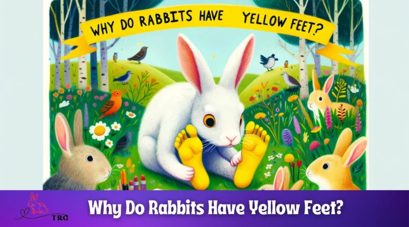 Why Do Rabbits Have Yellow Feet Tinted Tippy Toes!
